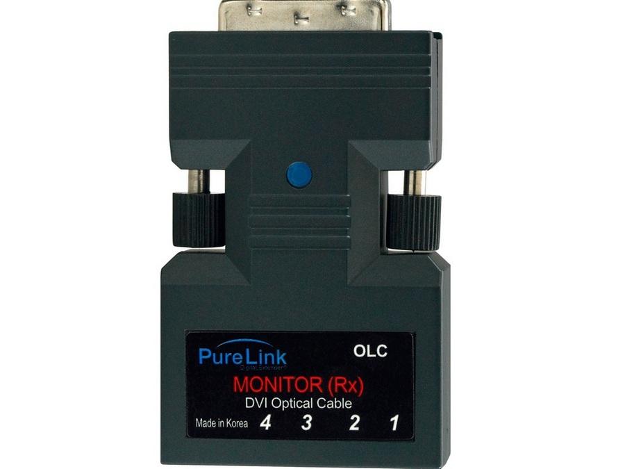 OLC RX Fiber Optic to DVI Extender (Receiver) with/ cable by PureLink