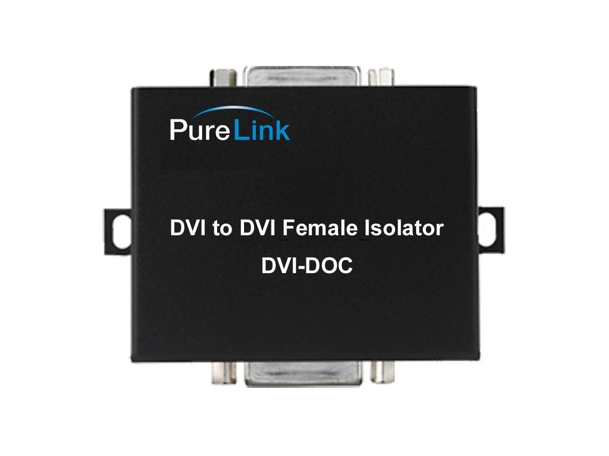 DVI-DOC Digital Signal Isolator with Pixel Re-Clocking by PureLink
