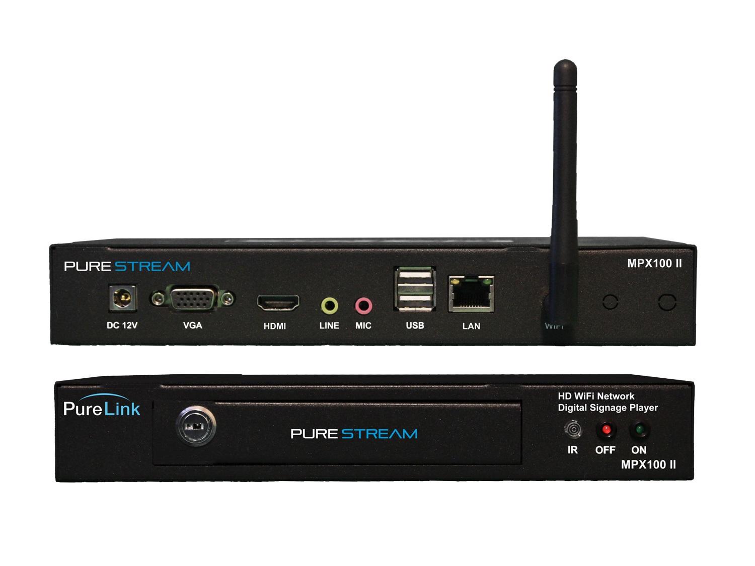 MPX100 II HD WiFi Network Digital Signage Player by PureLink