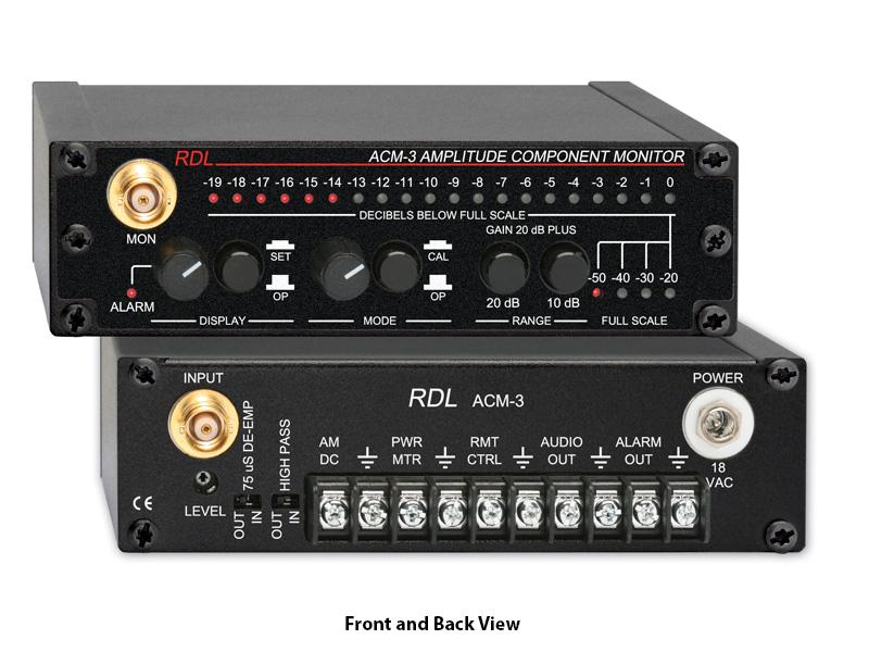 ACM-3 Amplitude Component Monitor by RDL