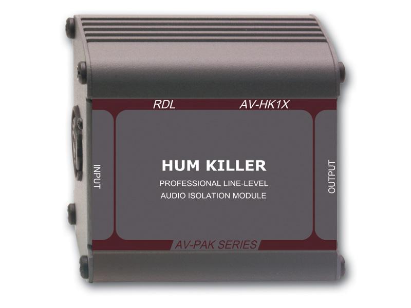 AV-HK1X HUM KILLER Audio Isolation Transformer/XLR input and output by RDL