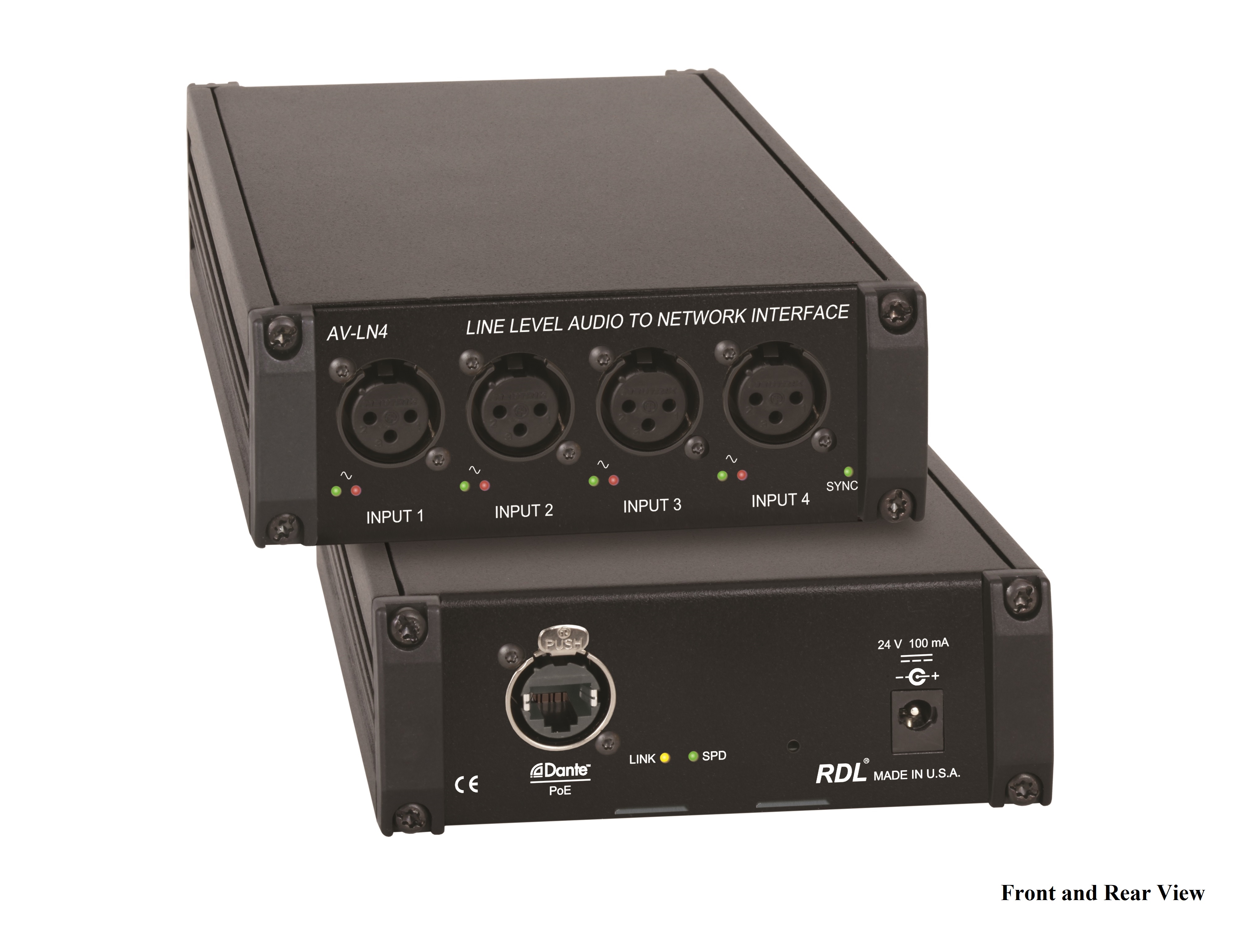 AV-LN4 Line Level Audio to Network Interface by RDL