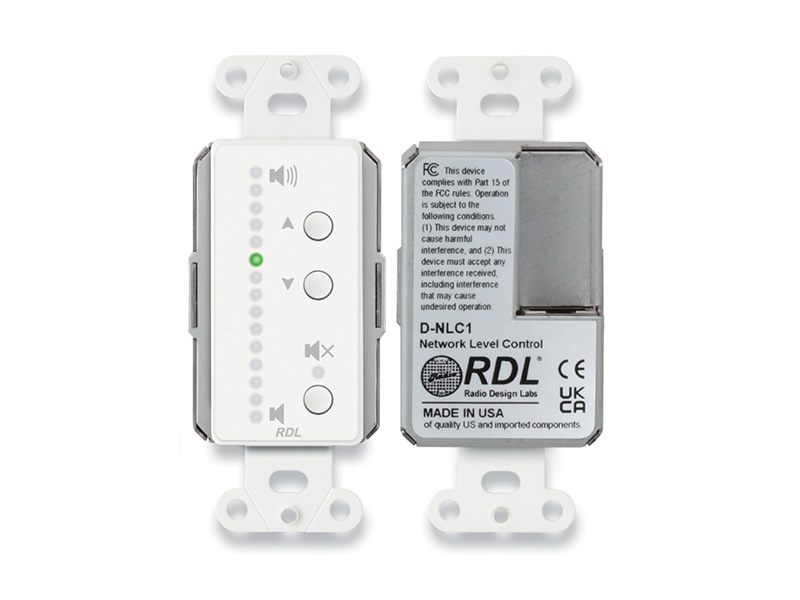 D-NLC1 Network Remote Control with LEDs by RDL