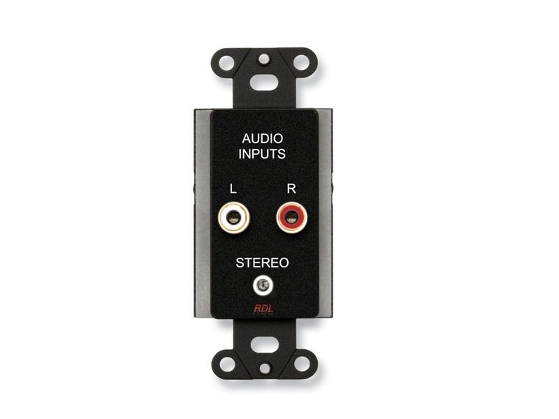 DB-CIJ3D Audio Extender with Consumer Input Jacks/Stereo/Black by RDL