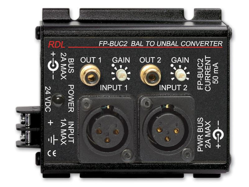 FP-BUC2 2 channel Balanced to Unbalanced Converter by RDL