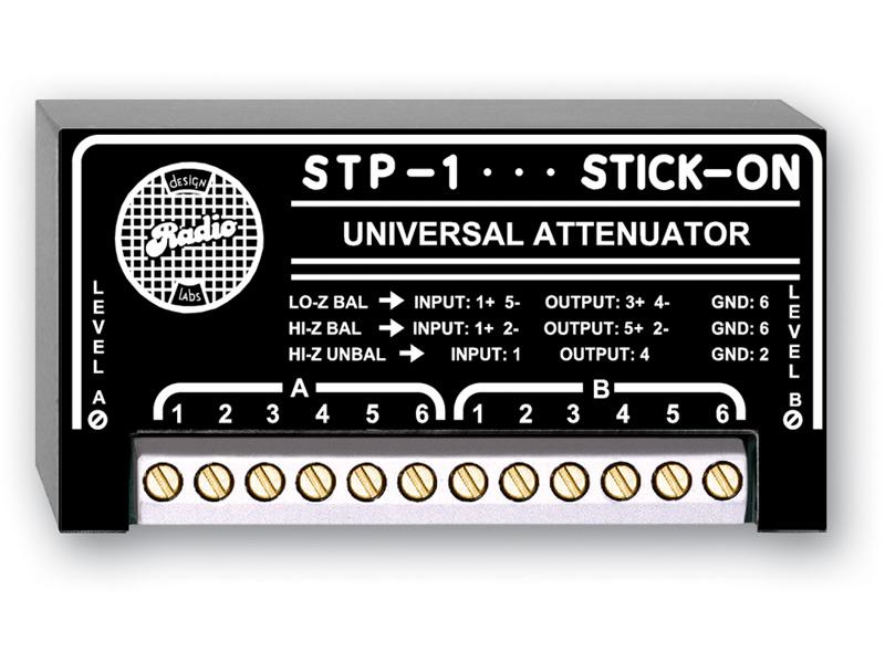 STP-1 2 Channel Universal Audio Attenuators by RDL