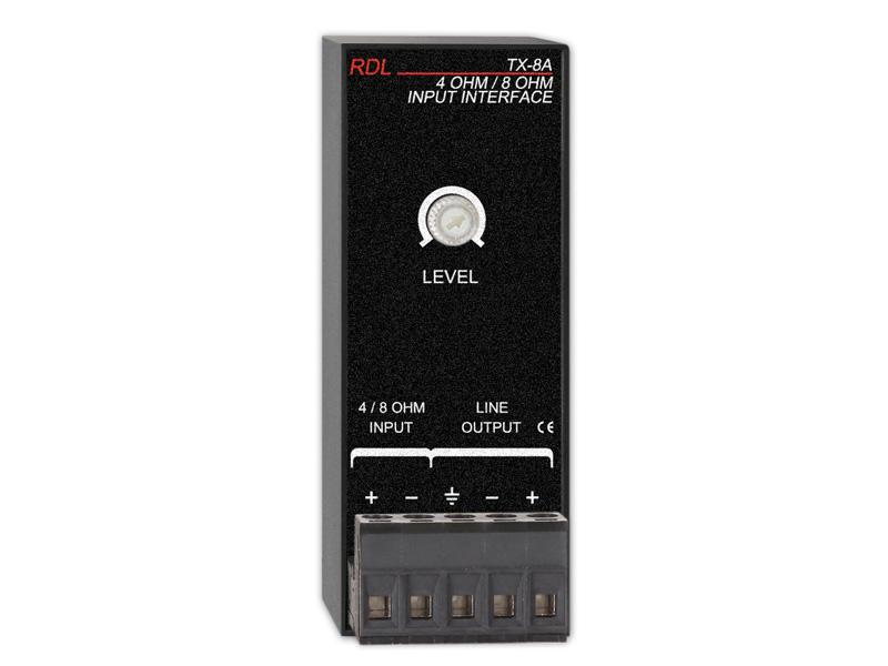TX-8A 4/8 Ohm Input Interface by RDL