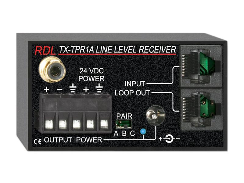 TX-TPR1A Active Single-Pair Extender (Receiver)/Format-A/balanced line output by RDL