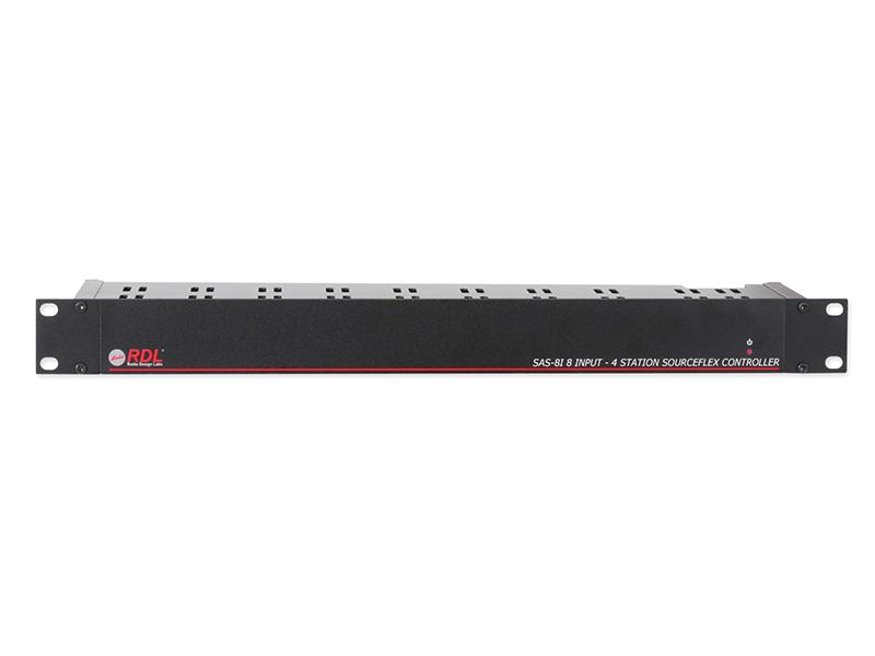 SAS-8i Audio Input Chassis for SourceFlex Distributed Audio System by RDL