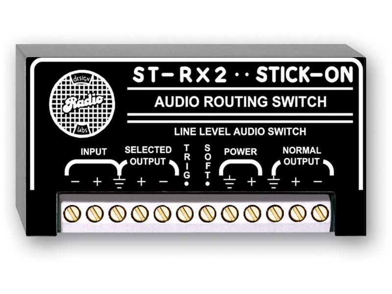 ST-RX2 1x2 Audio Routing Switcher by RDL