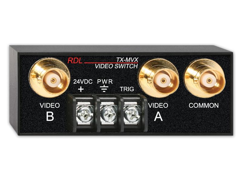 TX-MVX 2x1 BNC Manual Rmt Controlled Video Switch by RDL