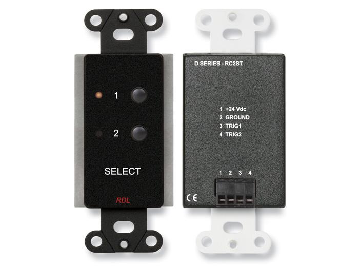 DB-RC2ST 2 Channel Remote Control for STICK-Ons/Black by RDL