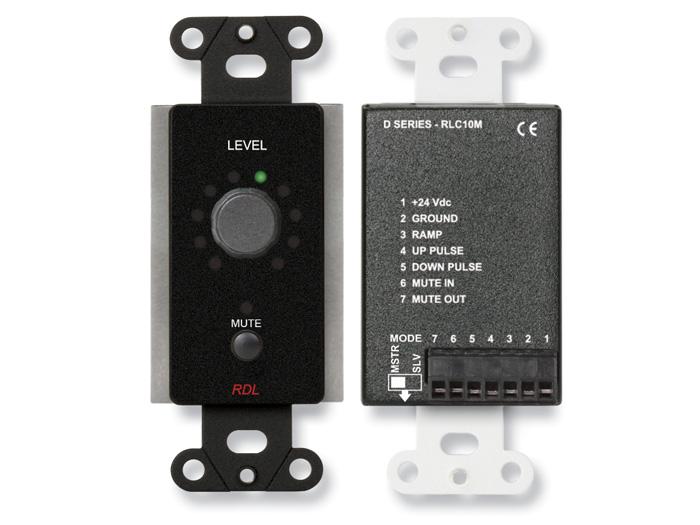 DB-RLC10M Remote Level Control with Muting/Rotary Optical Encoder/Black by RDL