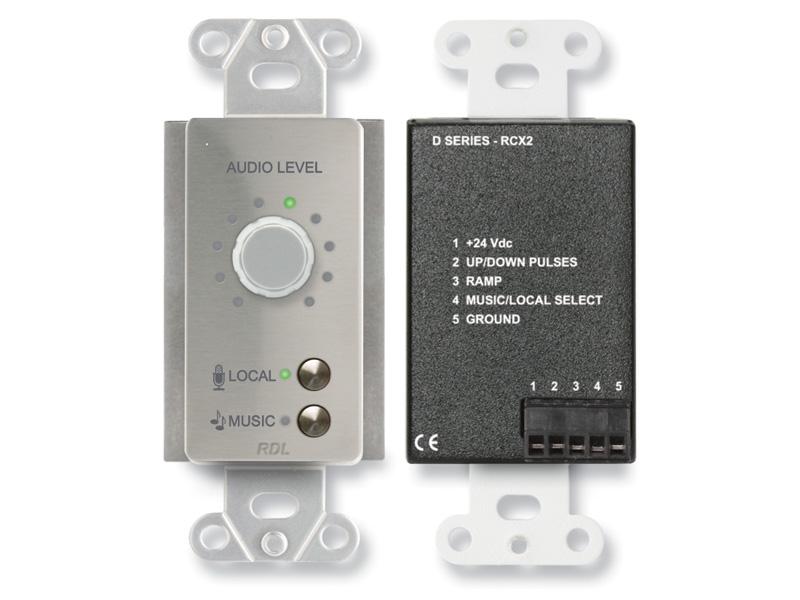 DS-RCX2 Room Control for RCX-5C Room Combiner/Decora Stainless by RDL