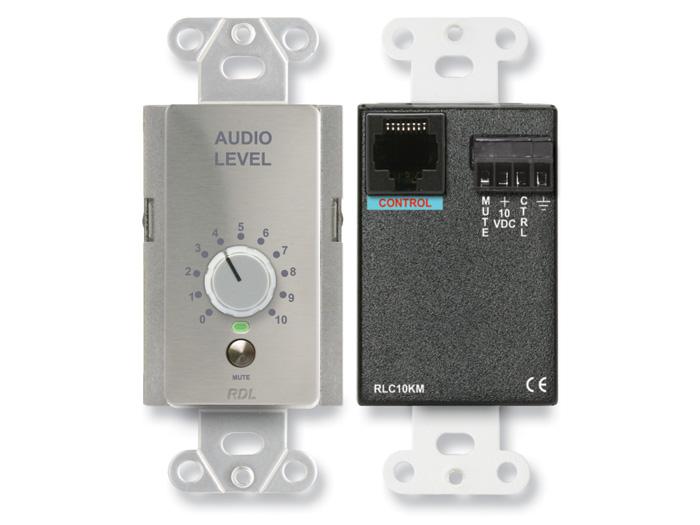 DS-RLC10KM Remote Level Control with Muting/stainless steel by RDL
