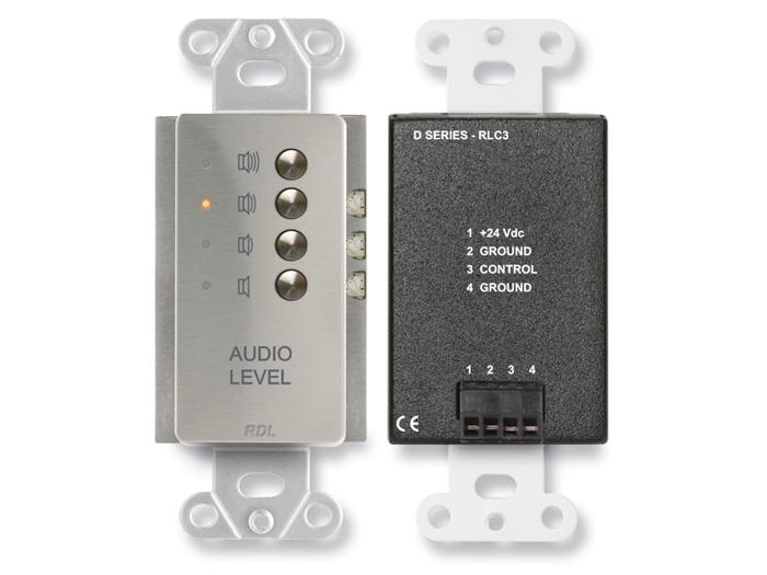 DS-RLC3 Remote Level Controller/Preset Levels/stainless steel by RDL