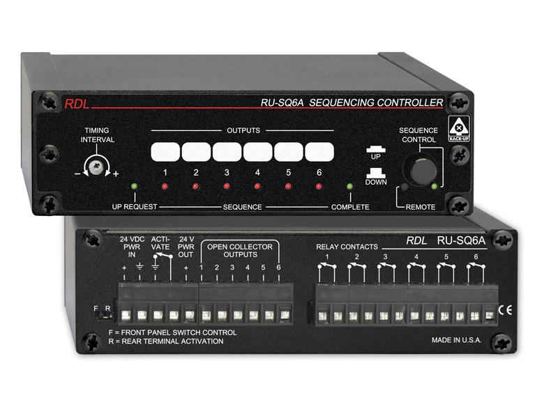 RU-SQ6A Sequencing Controller by RDL