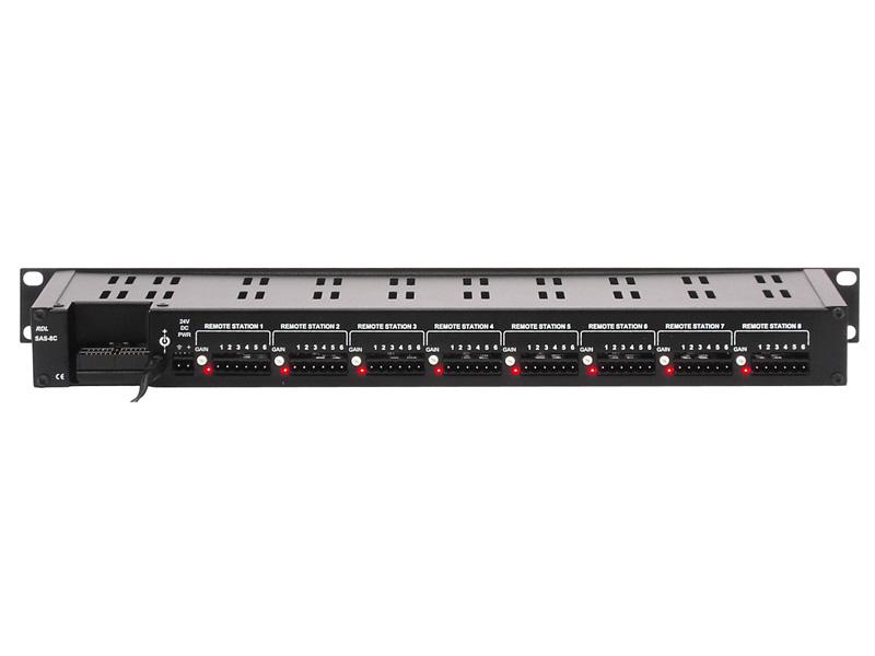 SAS-8C 8 Station Audio Controller for SourceFlex Distributed Audio System by RDL