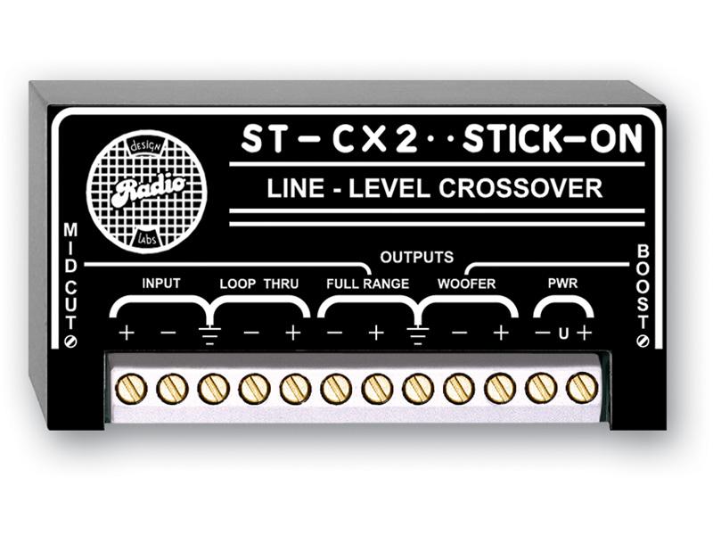 ST-CX2 Two Band Active Line-level Crossover by RDL