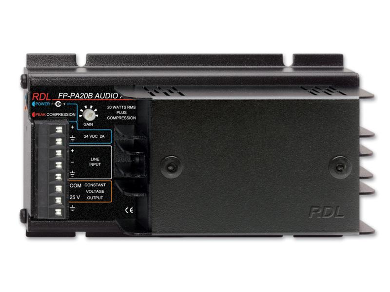 FP-PA20B 20 W Mono Audio Amplifier - 25 V Outputs by RDL