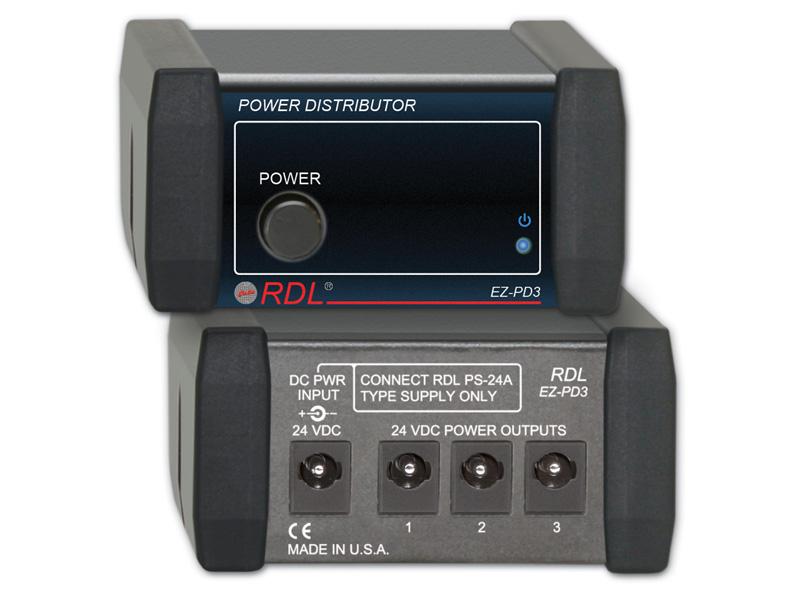 EZ-PD3 1x3 24 Vdc Power Distributor by RDL
