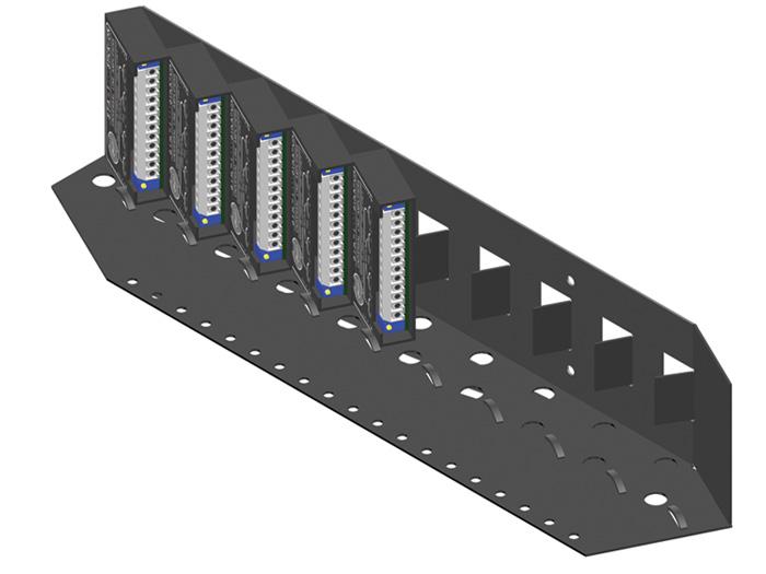 SR-10 STICK-ON Series Mounting Rack - 10 Modules by RDL