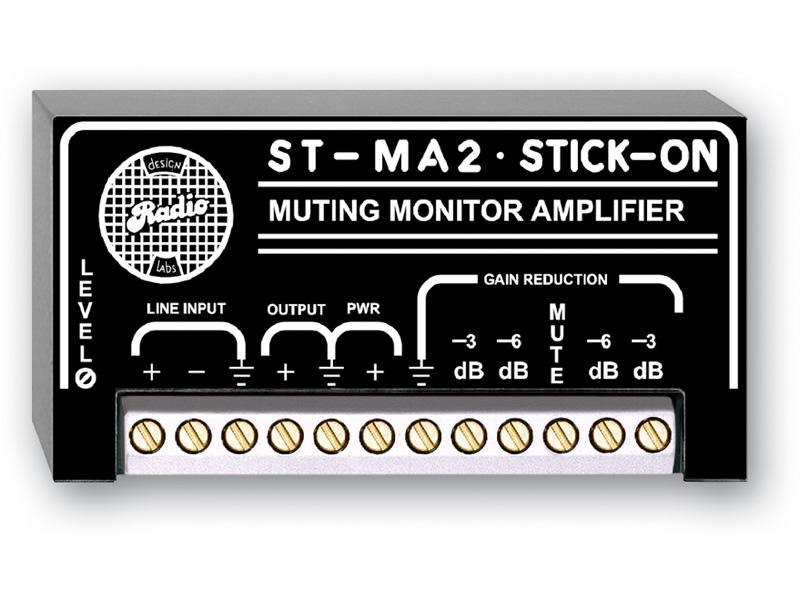 ST-MA2 Muting Monitor Amplifier - 2 Watt by RDL