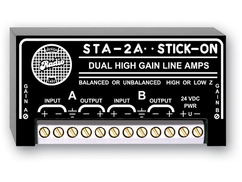 STA-2A Dual High Gain Line Amplifier by RDL