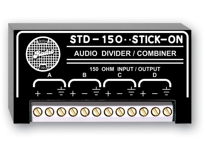 STD-150 150 Ohm Passive Audio Divider-Combiner by RDL