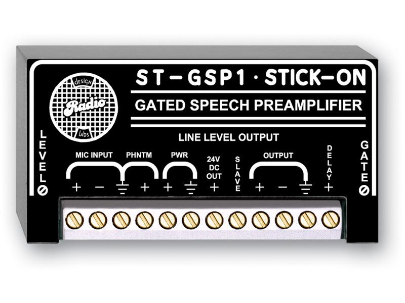 ST-GSP1 Gated Speech Preamplifier/Microphone to Line by RDL