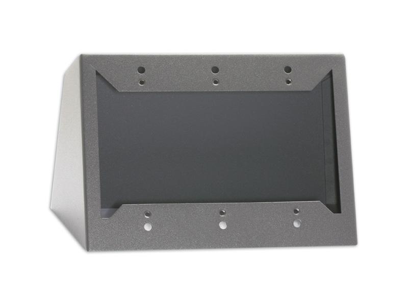 DC-3G Triple Desktop/Wall Mounted Chassis for Remote Controls/Panels/Gray by RDL