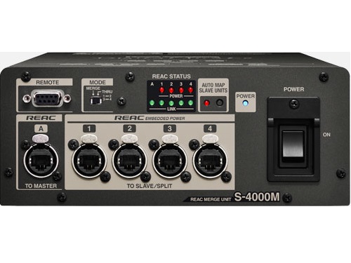 S-4000M REAC Merge Unit (merge up to 4 snakes to/from one master) by Roland