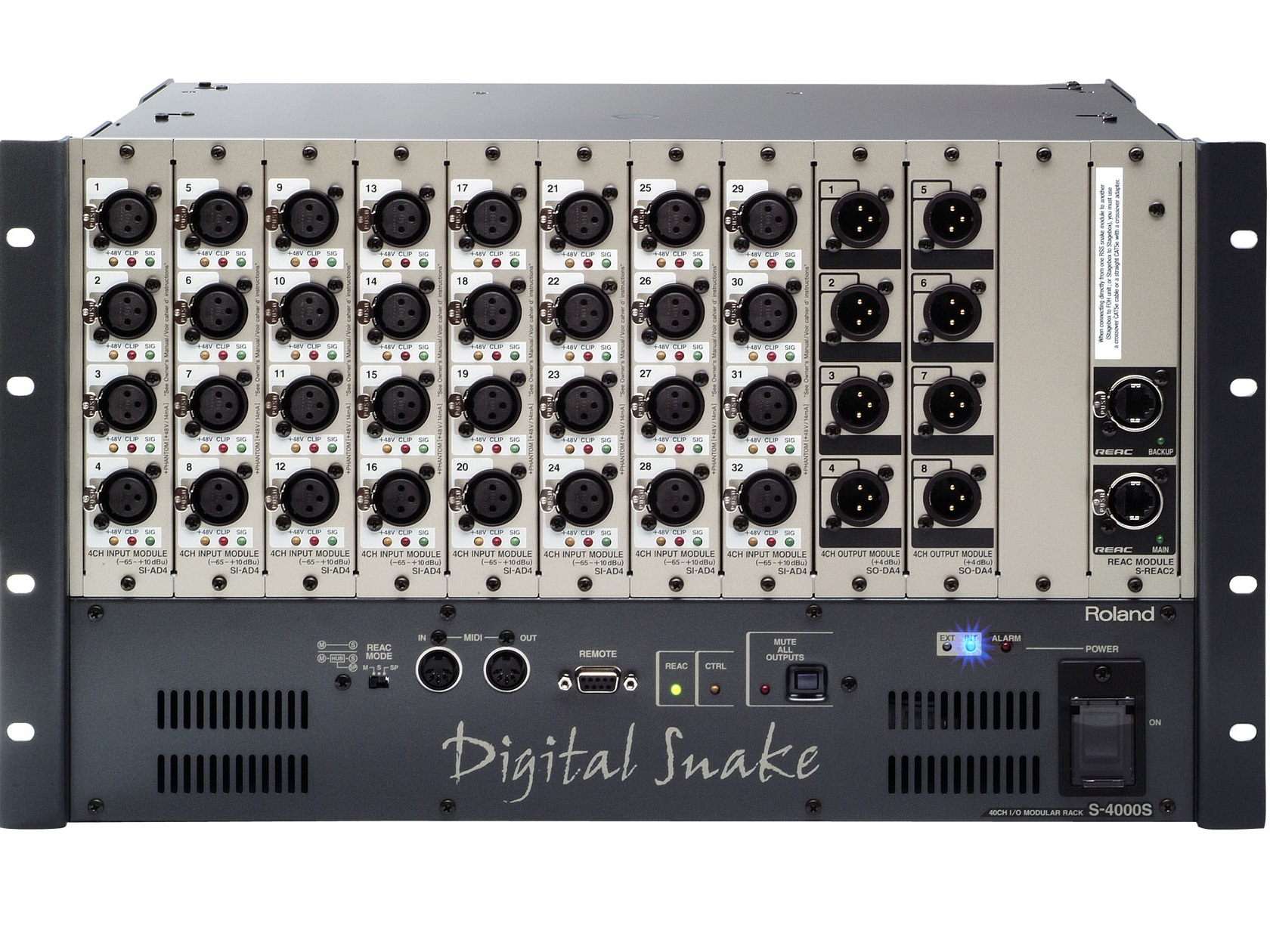 S-4000S-3208 32 input x 8 output Modular Rack Unit by Roland