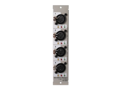 SI-AD4 4-Channel analog input card with 4 XLR inputs (XR-1 high grade preamps) by Roland