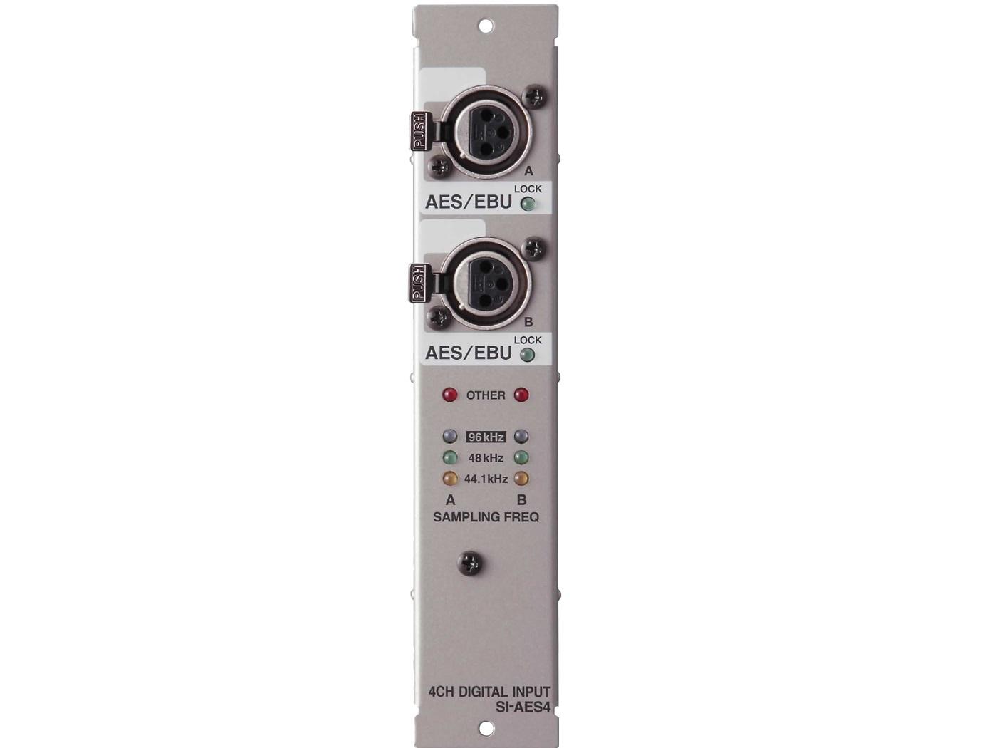 SI-AES4 4-Channel AES/EBU digital input card with 2 XLR connections by Roland