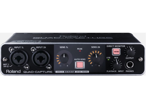 UA-55 Quad-Capture USB 2.0 Audio Interface for REAC Recording by Roland