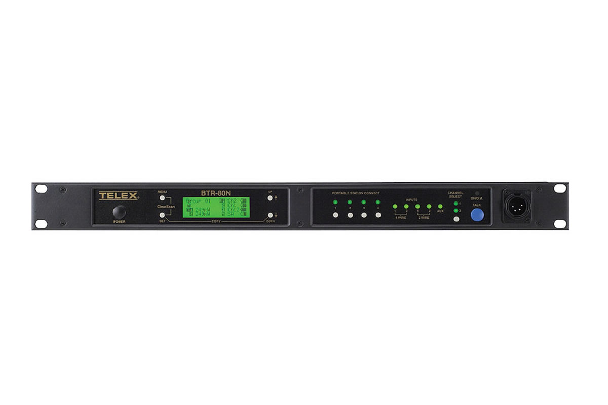 RTS BTR-80N-H3R Base Station UHF Two-Channel Rackmount