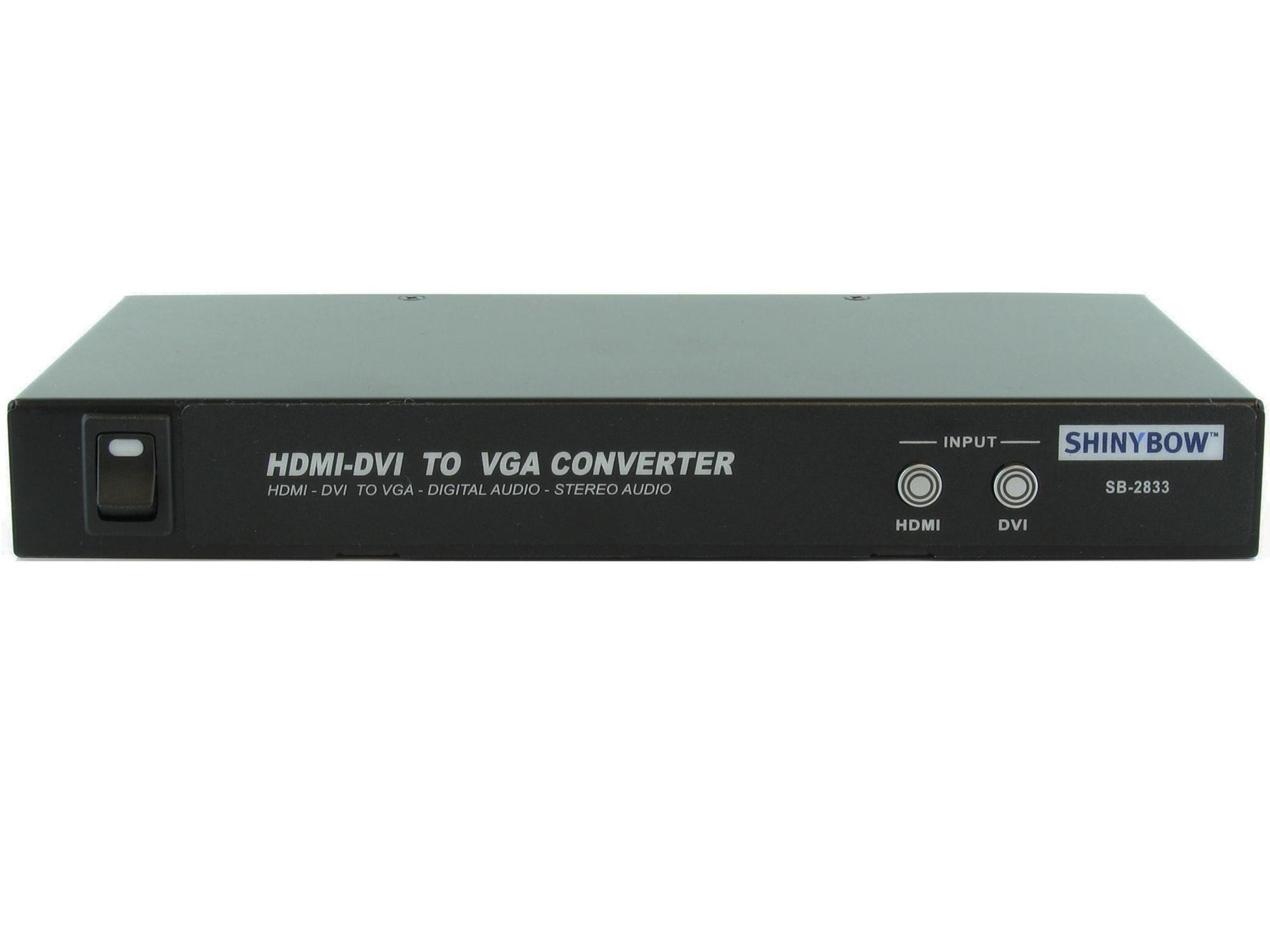 SB-2833 HDMI/DVI to VGA/Digital/Audio Converter by Shinybow