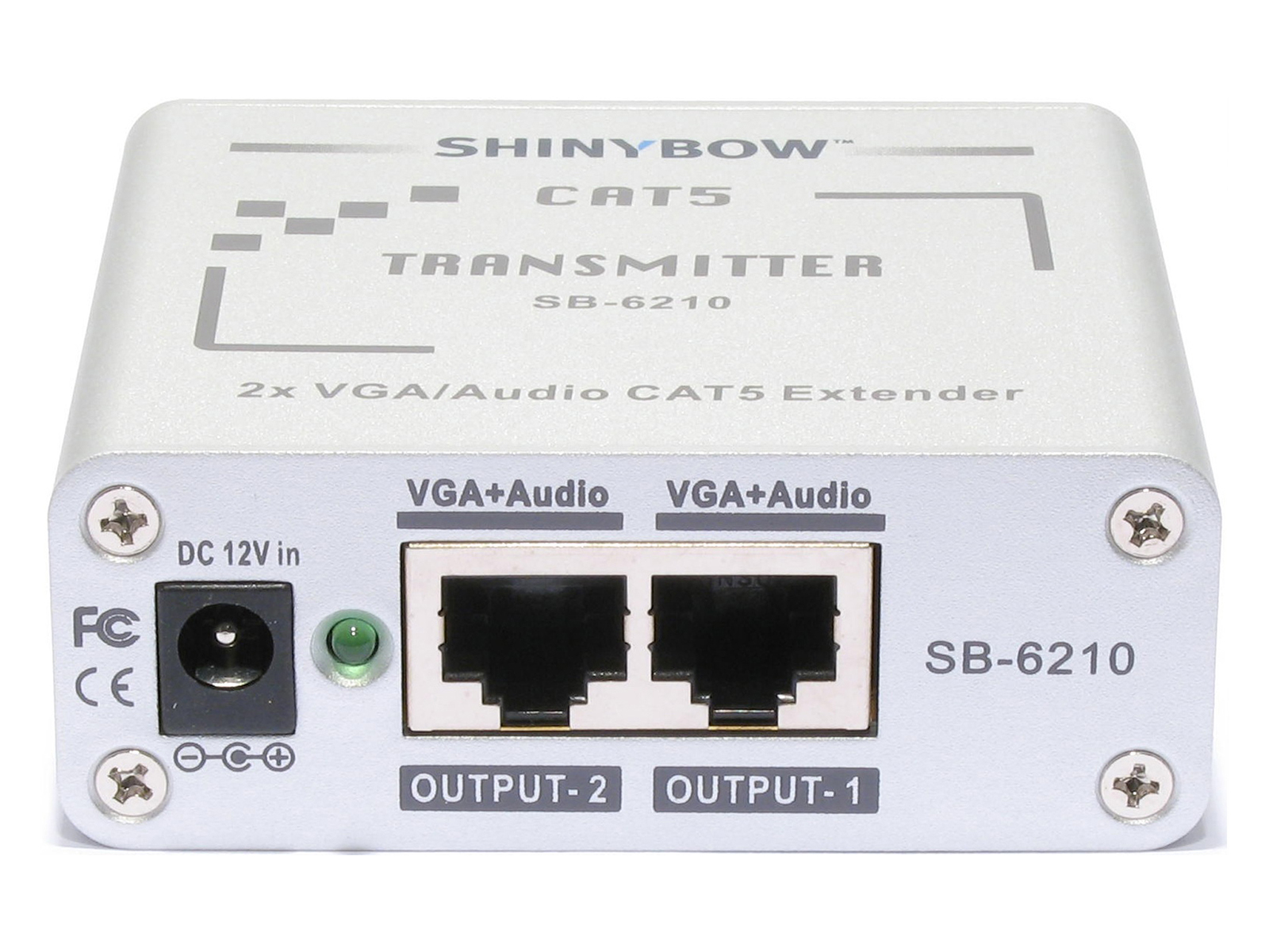 SB-6210 Extender/Transmitter (Dual Cat5 Out) by Shinybow