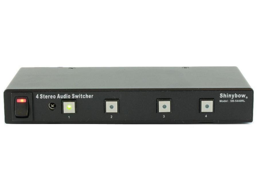 SB-5440RL-b 4x1 Stereo Audio Switch by Shinybow