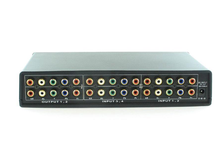 SB-5470 4x2 Component Video HDTV Matrix Switcher/Splitter SILVER color by Shinybow