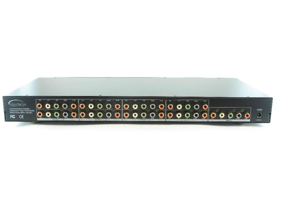 SB-3737 1x8 Component Video/Analog Audio Amplifier Splitter by Shinybow