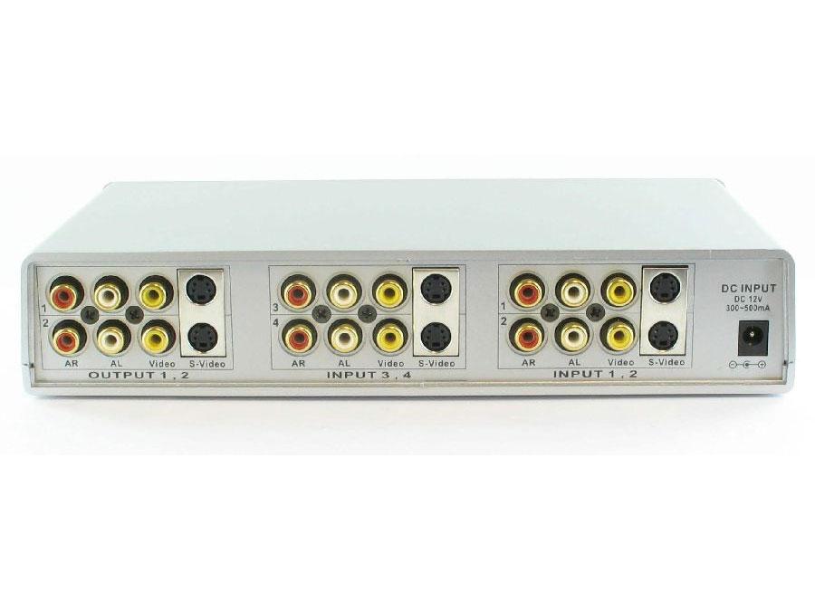 SB-5430 4x2 Composite/S-Video/Audio Routing Switcher (IR) by Shinybow