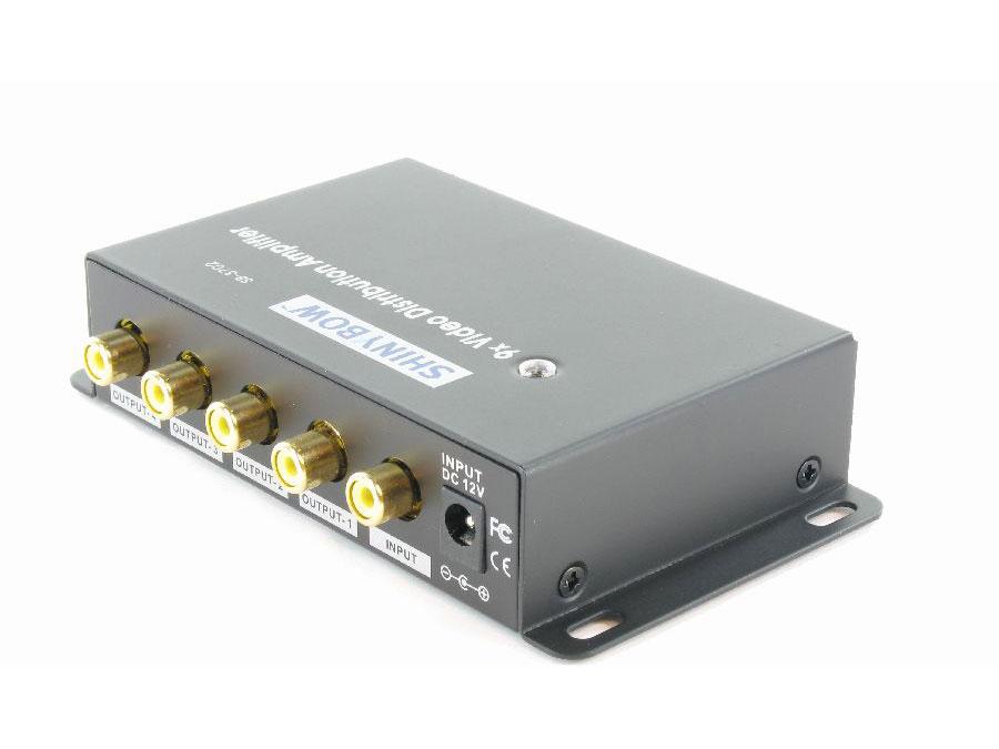 SB-3702RCA 1x9 Composite Video Digital Distribution Amplifier by Shinybow