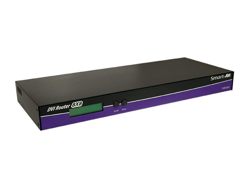DVR8X8S 8x8 DVI-D Router 1080p/2K/1920 x 1200 by Smartavi