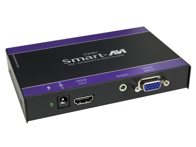 CVH-01S Component/VGA   Audio to HDMI Converter (HDTV/HD15-pin VGA) by Smartavi