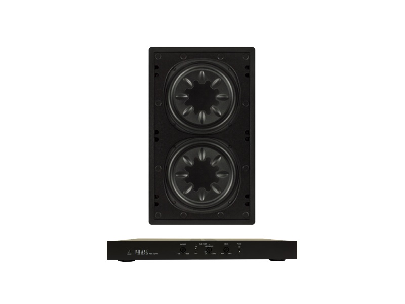 IW210-A KIT 10 inch In-Wall Subwoofer with P350 AMP by Soliddrive