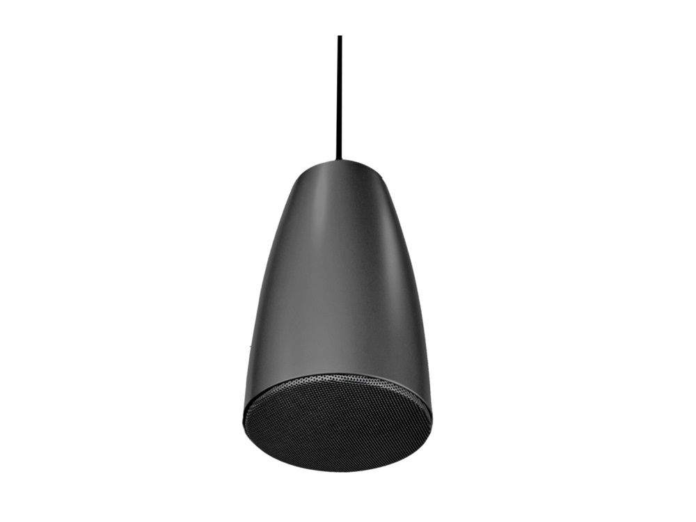 DS31-EZ-TS-BK Tapered Designer Sleeve Complete Speaker (Black) by Soundtube