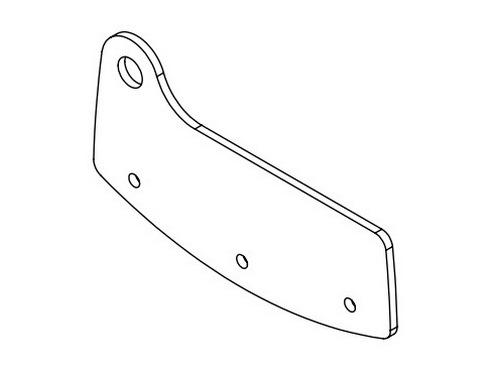 AC-LA8-FLY-WH Top mounted fly point plates for LA8 series/White by Soundtube