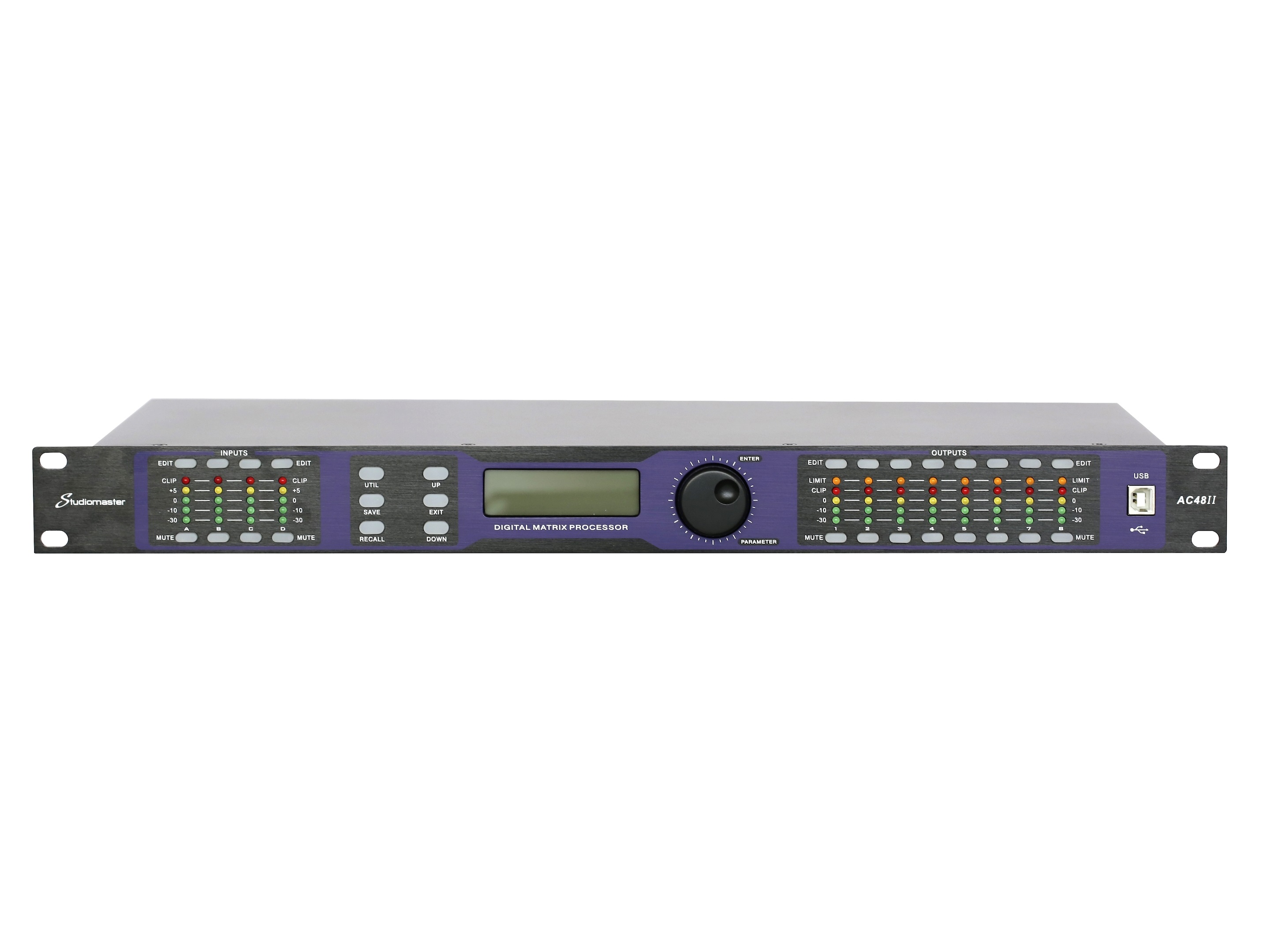 AC-36ii 3 Input 6 Output Digital Audio Processor by Studiomaster